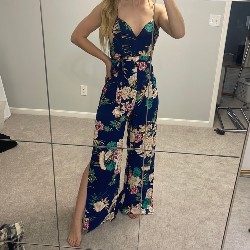 Floral jumpsuit
